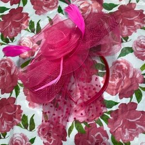 Pink Fascinator